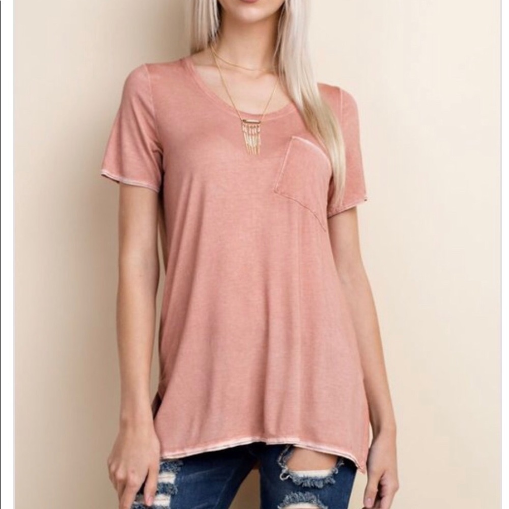 Casual Mineral Washed T-Shirt